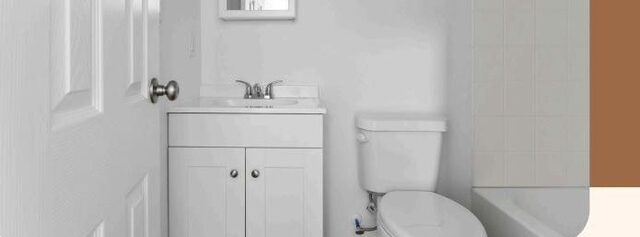 Private bath inside a studio